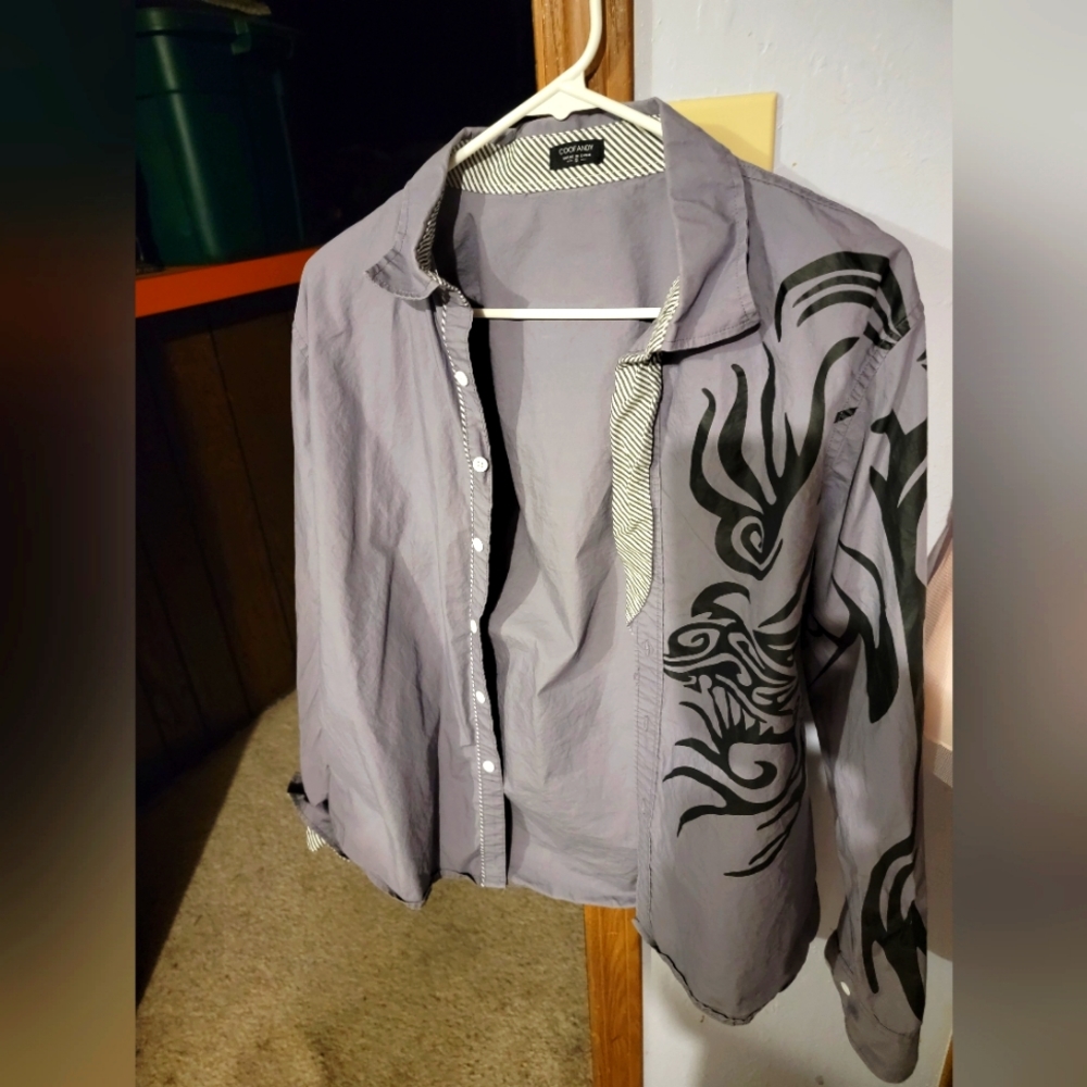 Casual collared mens shirt